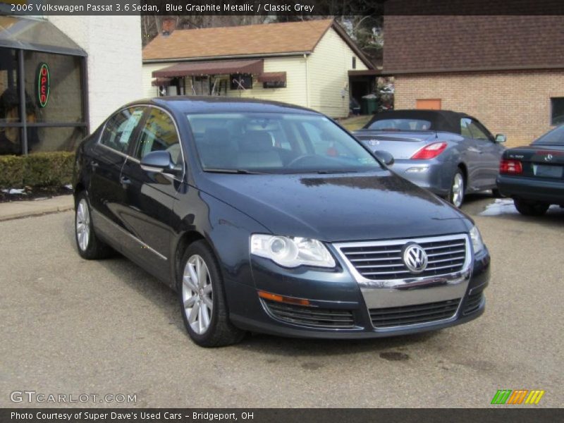 Blue Graphite Metallic / Classic Grey 2006 Volkswagen Passat 3.6 Sedan