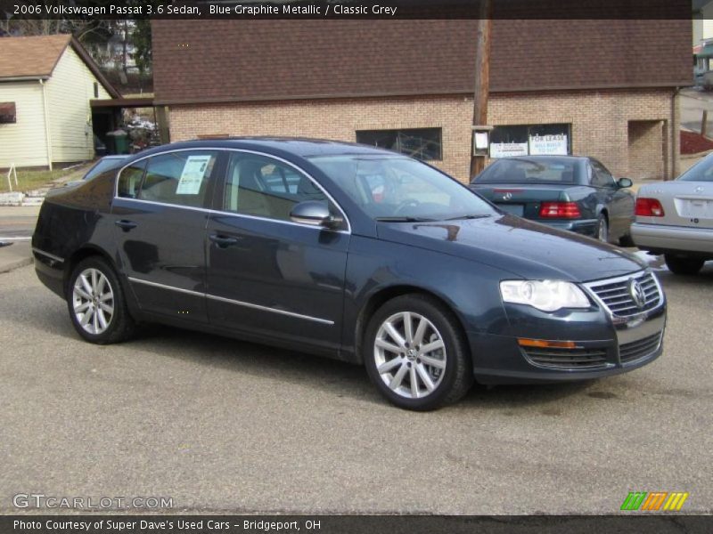 Blue Graphite Metallic / Classic Grey 2006 Volkswagen Passat 3.6 Sedan