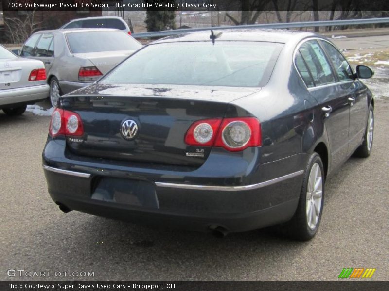 Blue Graphite Metallic / Classic Grey 2006 Volkswagen Passat 3.6 Sedan