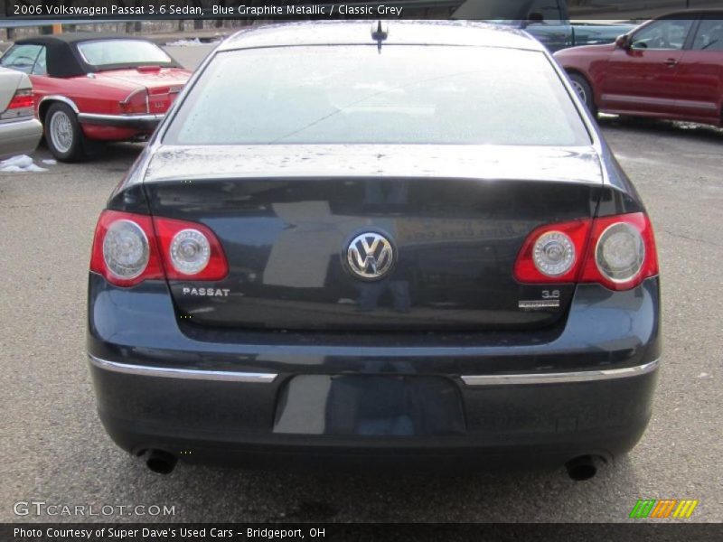 Blue Graphite Metallic / Classic Grey 2006 Volkswagen Passat 3.6 Sedan