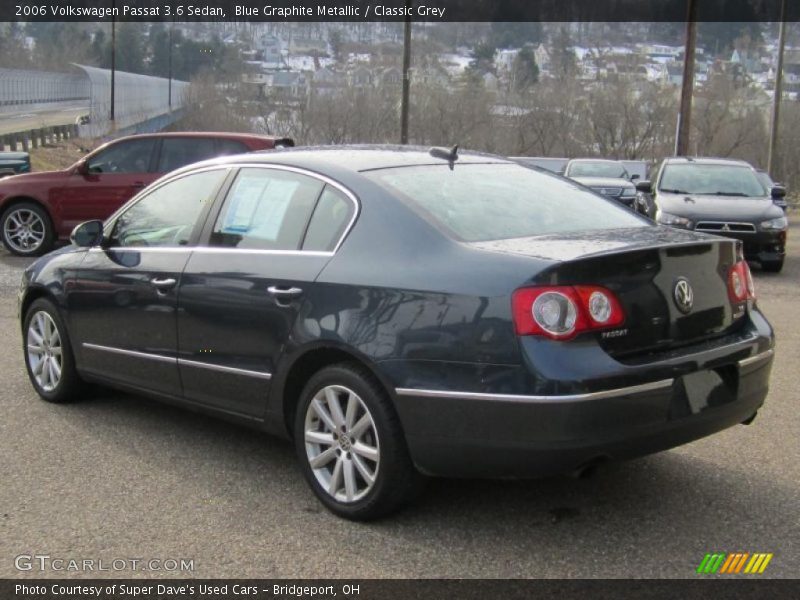 Blue Graphite Metallic / Classic Grey 2006 Volkswagen Passat 3.6 Sedan