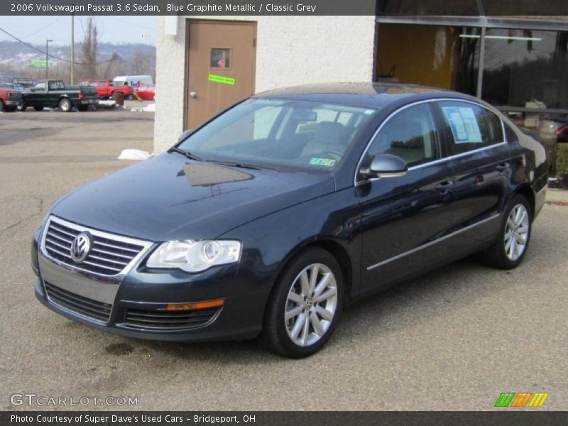 Blue Graphite Metallic / Classic Grey 2006 Volkswagen Passat 3.6 Sedan