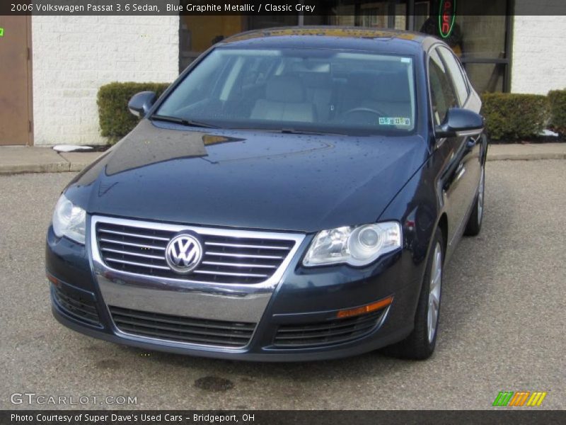 Blue Graphite Metallic / Classic Grey 2006 Volkswagen Passat 3.6 Sedan