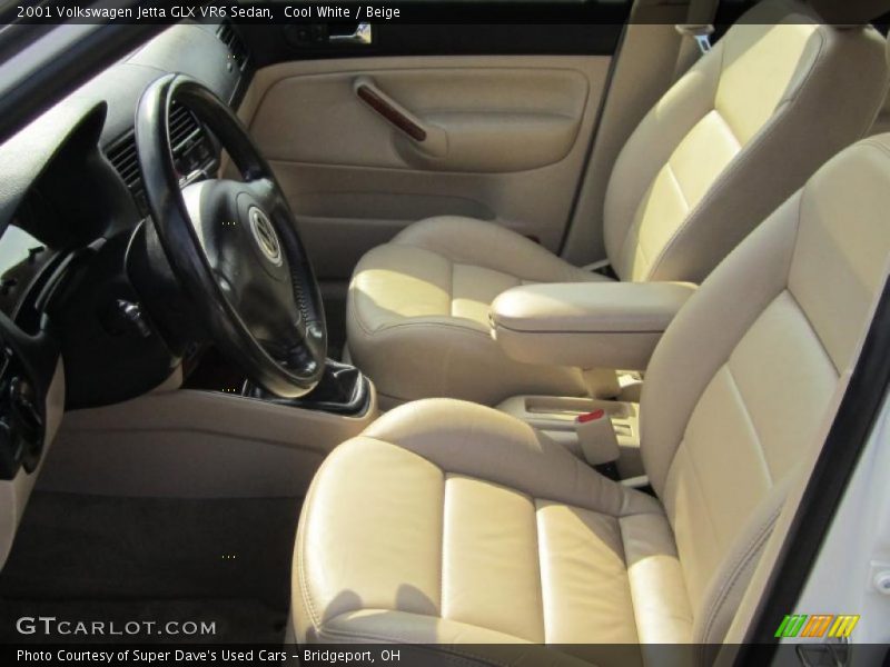  2001 Jetta GLX VR6 Sedan Beige Interior
