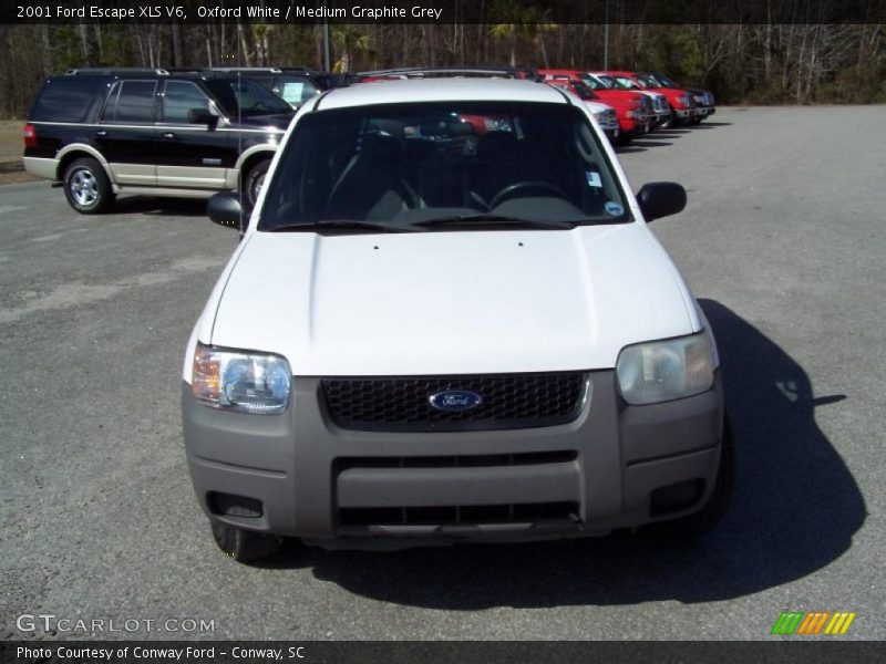 Oxford White / Medium Graphite Grey 2001 Ford Escape XLS V6