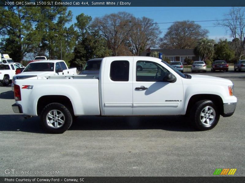  2008 Sierra 1500 SLT Extended Cab 4x4 Summit White