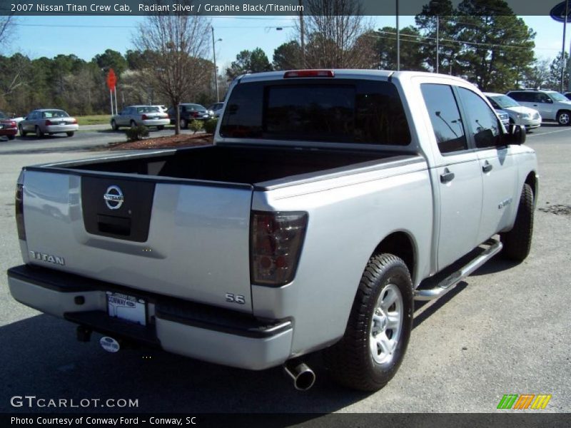 Radiant Silver / Graphite Black/Titanium 2007 Nissan Titan Crew Cab