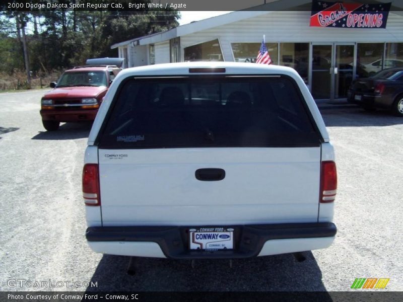 Bright White / Agate 2000 Dodge Dakota Sport Regular Cab