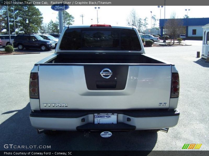 Radiant Silver / Graphite Black/Titanium 2007 Nissan Titan Crew Cab