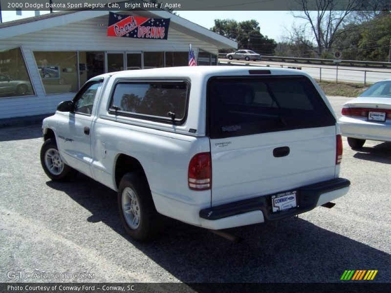 Bright White / Agate 2000 Dodge Dakota Sport Regular Cab