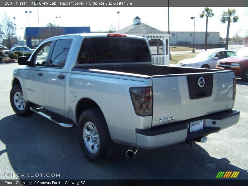 Radiant Silver / Graphite Black/Titanium 2007 Nissan Titan Crew Cab