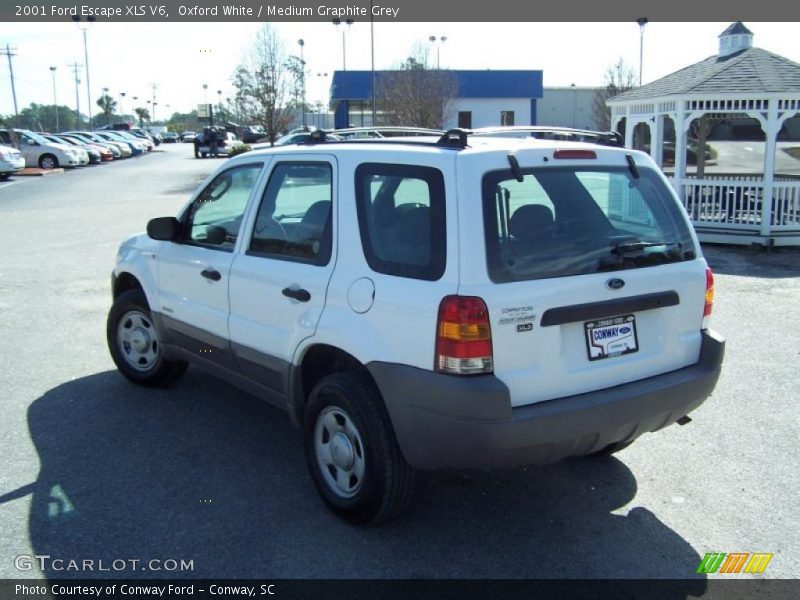 Oxford White / Medium Graphite Grey 2001 Ford Escape XLS V6