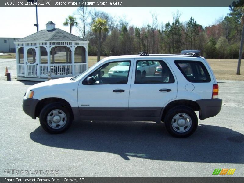 Oxford White / Medium Graphite Grey 2001 Ford Escape XLS V6