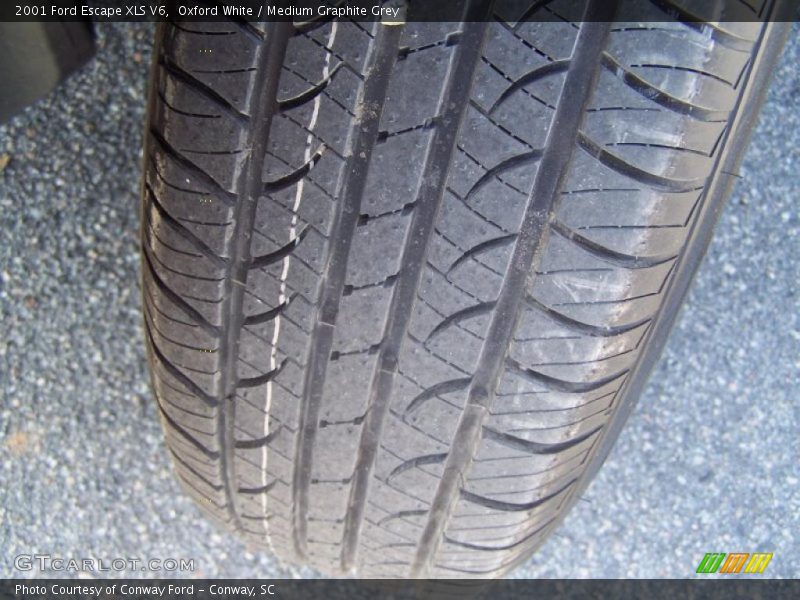 Oxford White / Medium Graphite Grey 2001 Ford Escape XLS V6