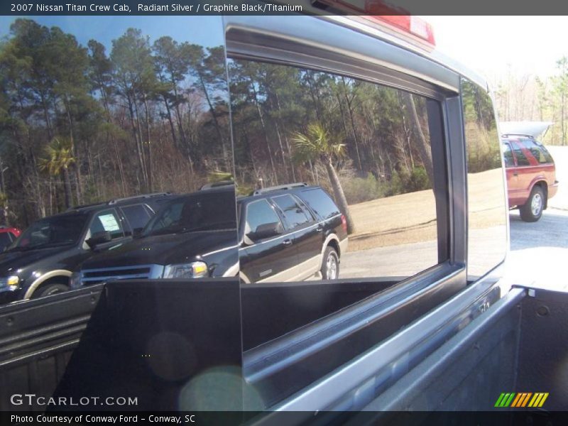 Radiant Silver / Graphite Black/Titanium 2007 Nissan Titan Crew Cab