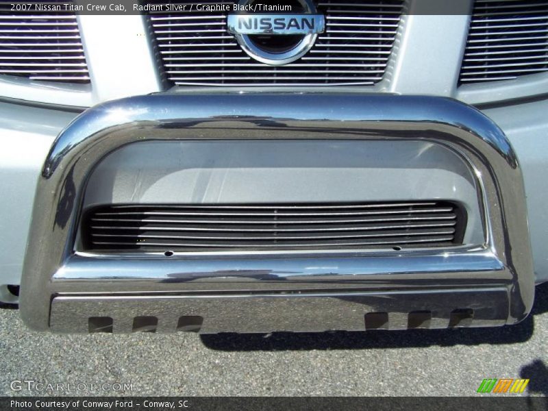 Radiant Silver / Graphite Black/Titanium 2007 Nissan Titan Crew Cab