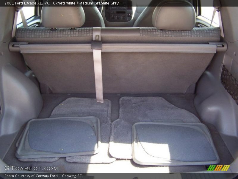 Oxford White / Medium Graphite Grey 2001 Ford Escape XLS V6