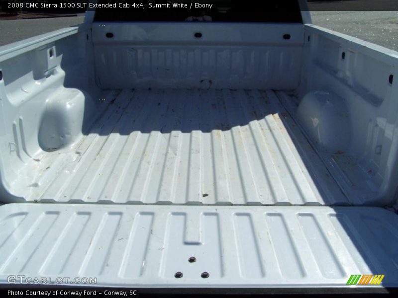 Summit White / Ebony 2008 GMC Sierra 1500 SLT Extended Cab 4x4