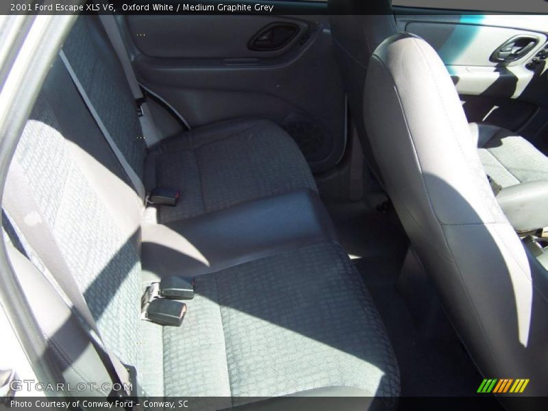 Oxford White / Medium Graphite Grey 2001 Ford Escape XLS V6