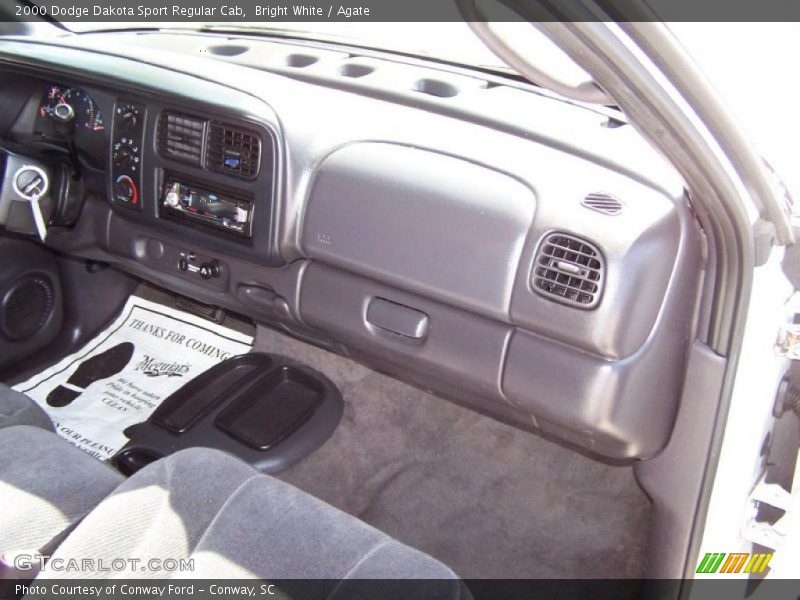 Bright White / Agate 2000 Dodge Dakota Sport Regular Cab
