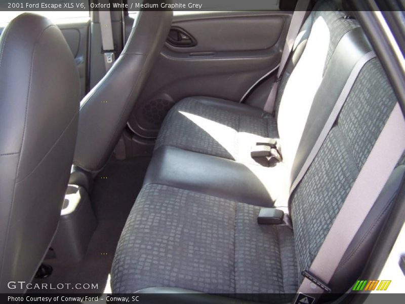 Oxford White / Medium Graphite Grey 2001 Ford Escape XLS V6