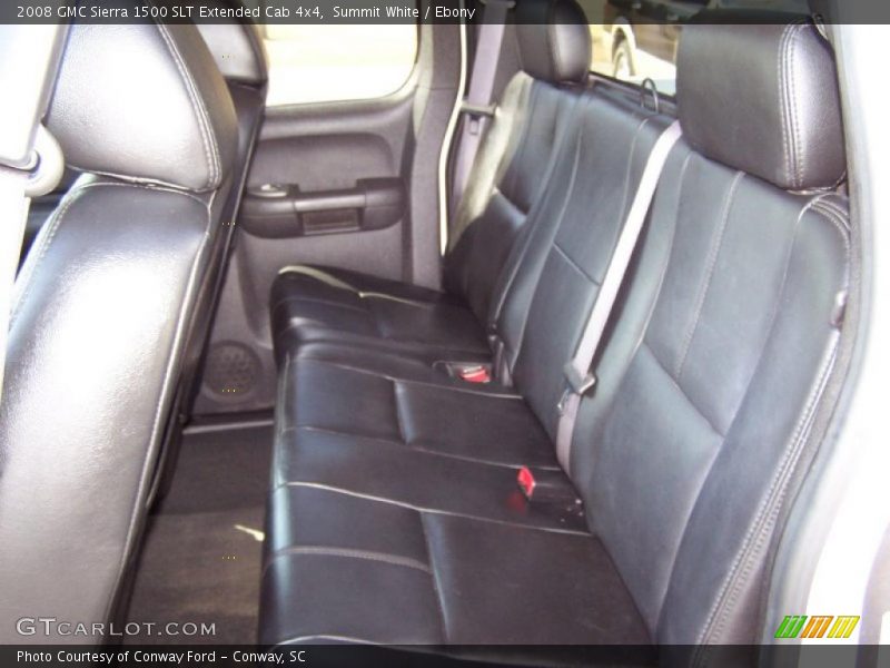  2008 Sierra 1500 SLT Extended Cab 4x4 Ebony Interior