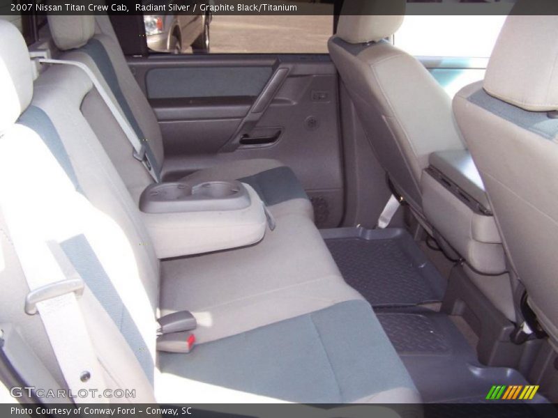 Radiant Silver / Graphite Black/Titanium 2007 Nissan Titan Crew Cab