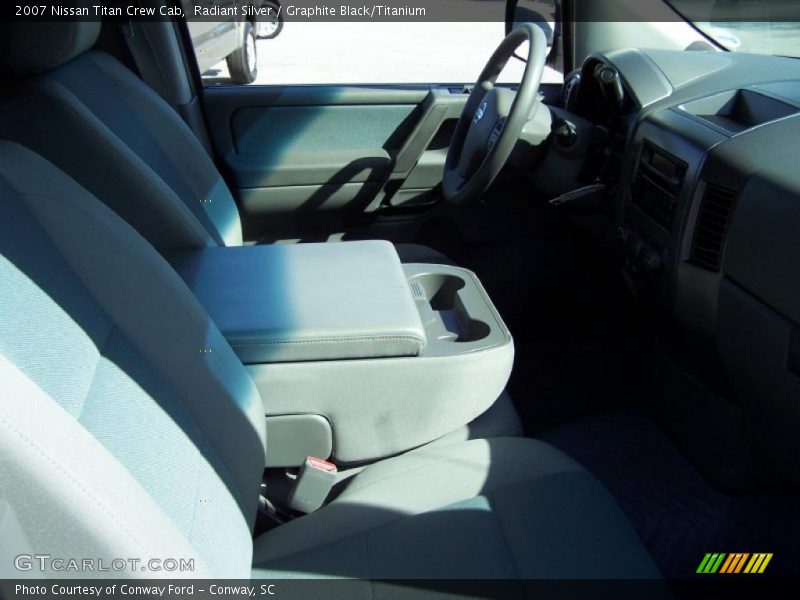 Radiant Silver / Graphite Black/Titanium 2007 Nissan Titan Crew Cab