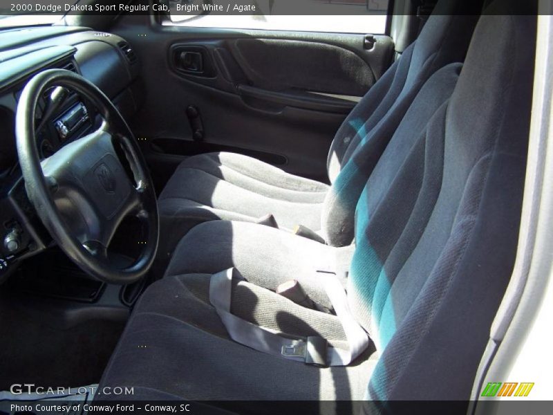 Bright White / Agate 2000 Dodge Dakota Sport Regular Cab