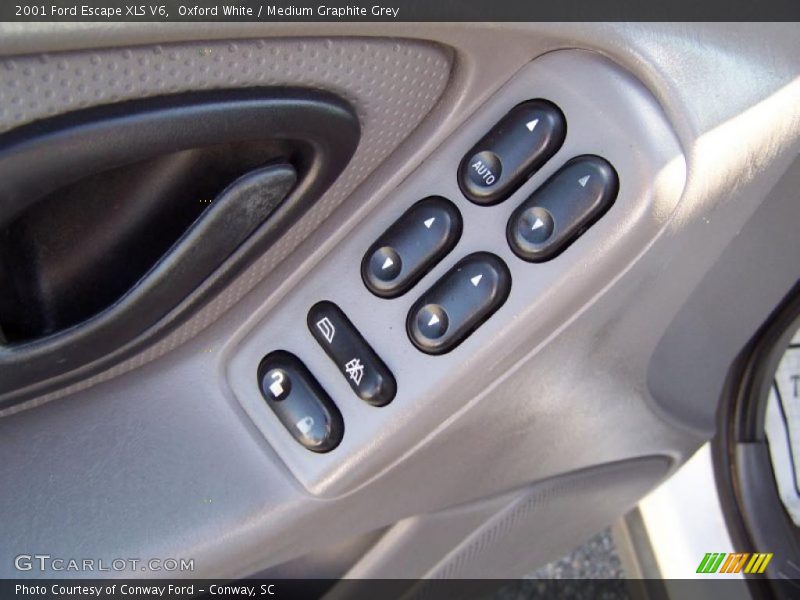 Oxford White / Medium Graphite Grey 2001 Ford Escape XLS V6
