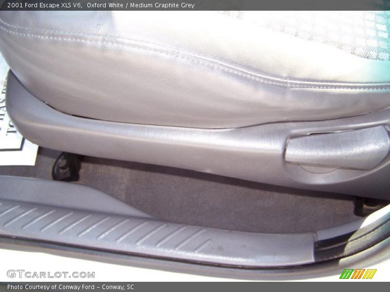 Oxford White / Medium Graphite Grey 2001 Ford Escape XLS V6