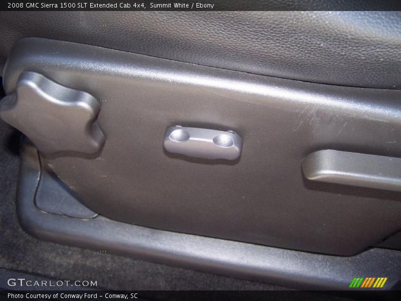 Summit White / Ebony 2008 GMC Sierra 1500 SLT Extended Cab 4x4
