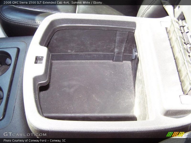 Summit White / Ebony 2008 GMC Sierra 1500 SLT Extended Cab 4x4