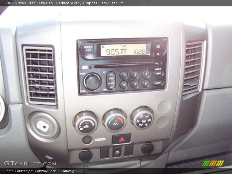 Radiant Silver / Graphite Black/Titanium 2007 Nissan Titan Crew Cab