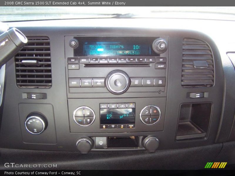 Controls of 2008 Sierra 1500 SLT Extended Cab 4x4