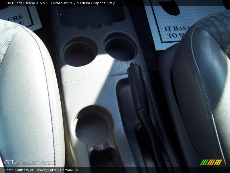 Oxford White / Medium Graphite Grey 2001 Ford Escape XLS V6