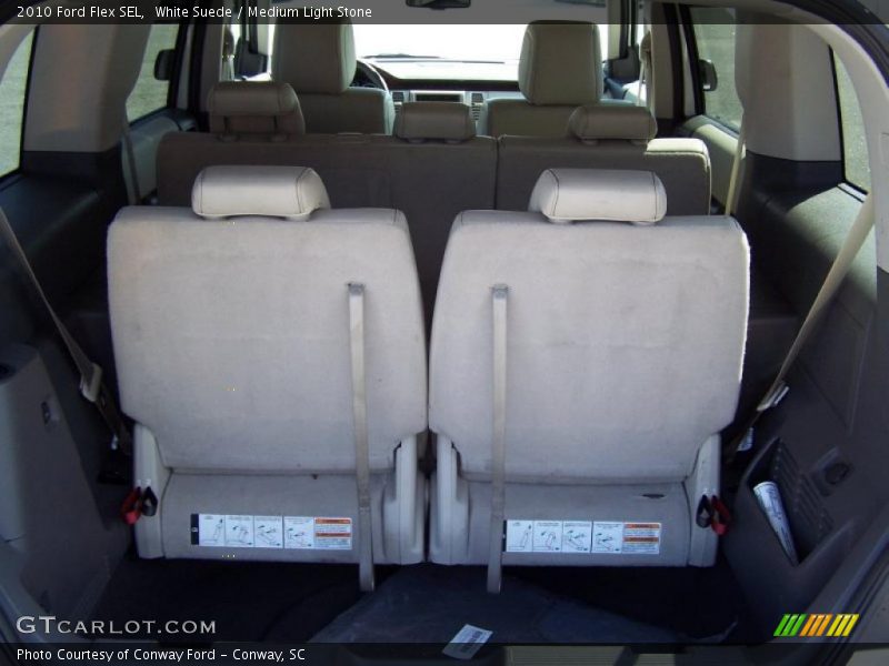 White Suede / Medium Light Stone 2010 Ford Flex SEL
