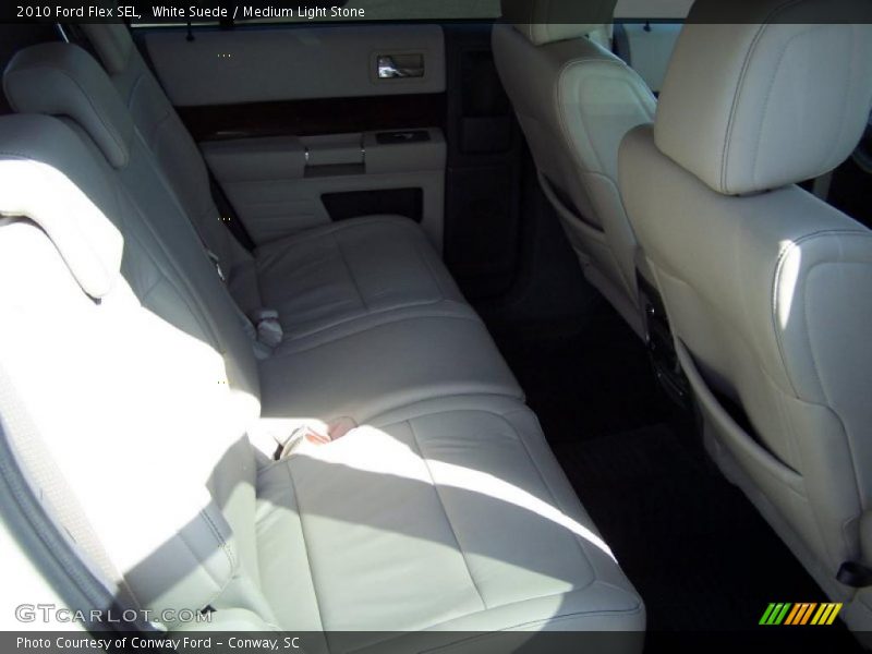 White Suede / Medium Light Stone 2010 Ford Flex SEL