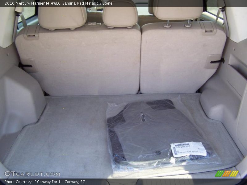 Sangria Red Metallic / Stone 2010 Mercury Mariner I4 4WD