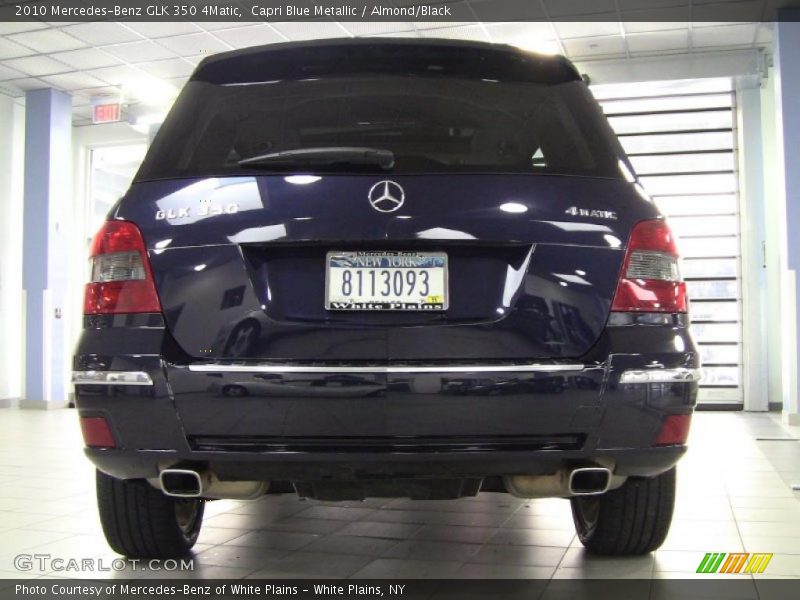 Capri Blue Metallic / Almond/Black 2010 Mercedes-Benz GLK 350 4Matic