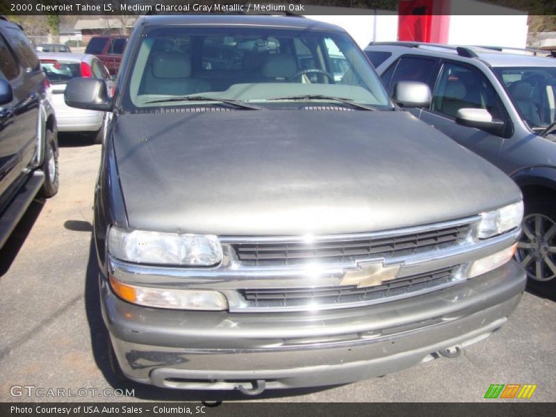 Medium Charcoal Gray Metallic / Medium Oak 2000 Chevrolet Tahoe LS
