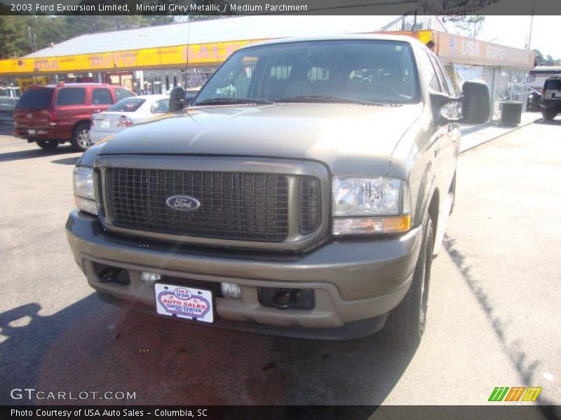 Mineral Grey Metallic / Medium Parchment 2003 Ford Excursion Limited