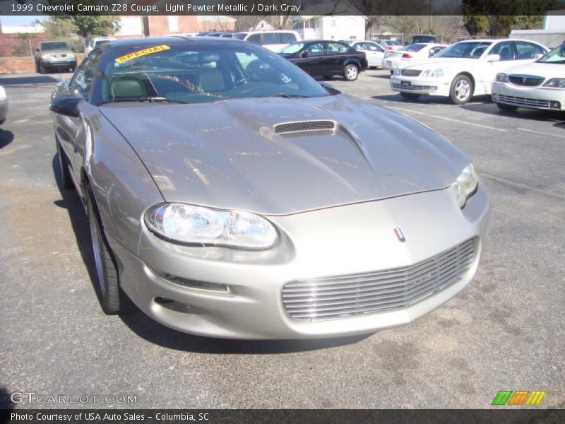 Light Pewter Metallic / Dark Gray 1999 Chevrolet Camaro Z28 Coupe