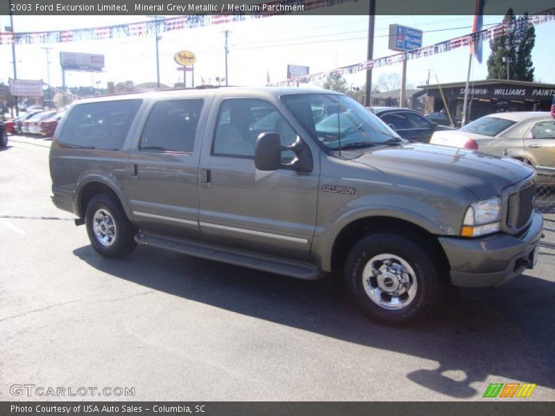 Mineral Grey Metallic / Medium Parchment 2003 Ford Excursion Limited