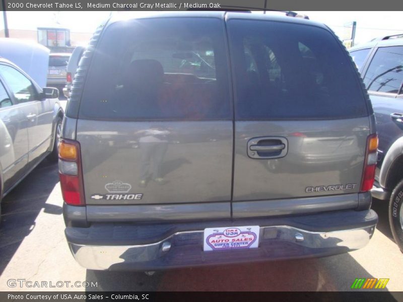 Medium Charcoal Gray Metallic / Medium Oak 2000 Chevrolet Tahoe LS