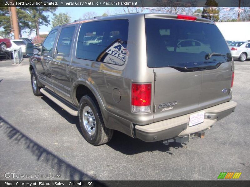 Mineral Grey Metallic / Medium Parchment 2003 Ford Excursion Limited