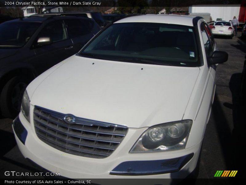 Stone White / Dark Slate Gray 2004 Chrysler Pacifica