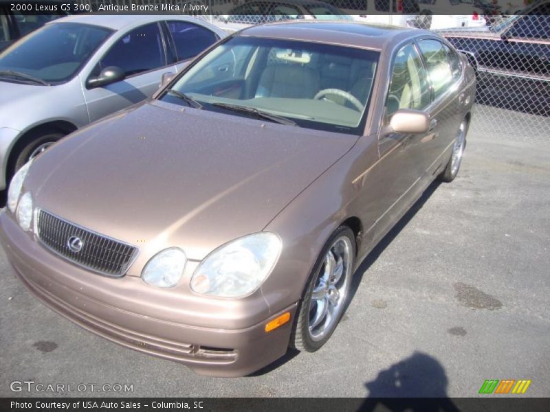 Antique Bronze Mica / Ivory 2000 Lexus GS 300