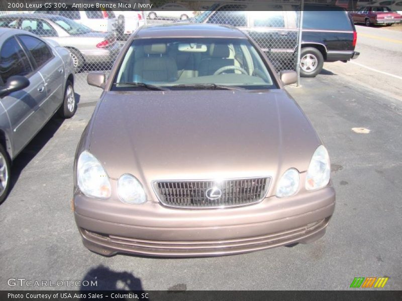 Antique Bronze Mica / Ivory 2000 Lexus GS 300