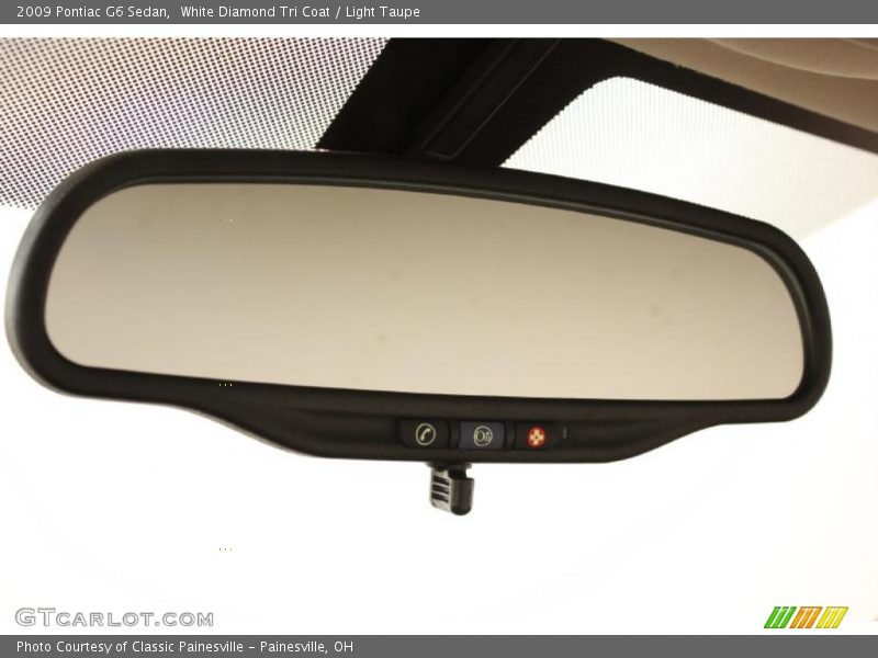 White Diamond Tri Coat / Light Taupe 2009 Pontiac G6 Sedan